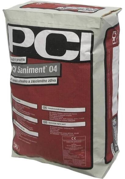 Prodáváme sanační omítkové systémy chemického koncernu PCI