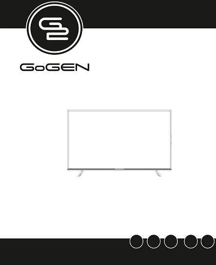 Manuál GoGEN TVU50W652STWEB LED televize