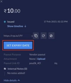Add expiry date for existing links