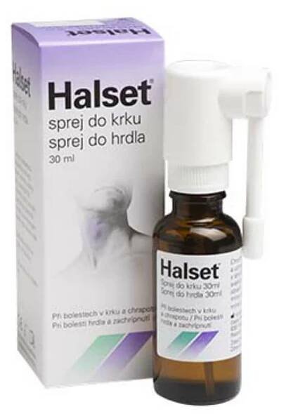 Halset sprej do krku 30 ml