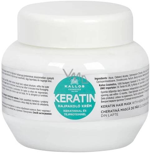 Kallos Keratin Mask for dry and damaged hair 275 ml - VMD parfumerie - drogerie