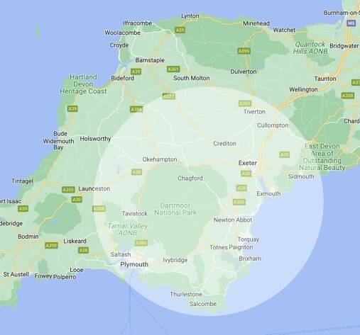 AJP Devon Map