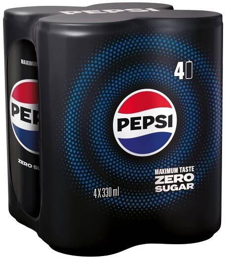 Pepsi Zero Sugar 4 x 330ml