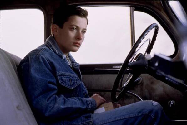 HOME OF OUR OWN, Edward Furlong, 1993, at the steering wheel