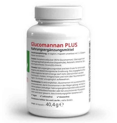 Glucomannan PLUS Sättigungskapseln von apodiscounter 60 stk