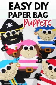 Paper Bag Pirate Puppets Kids Will Love · The Inspiration Edit