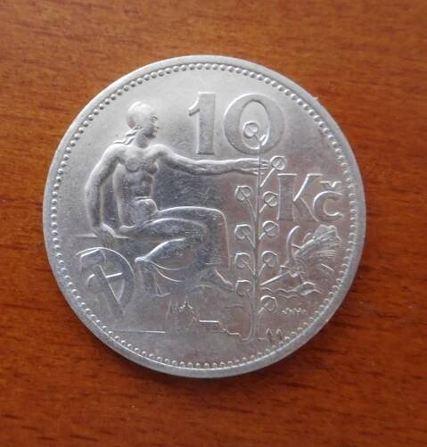 Stříbrná mince - 10 Kč 1932 - Numismatika