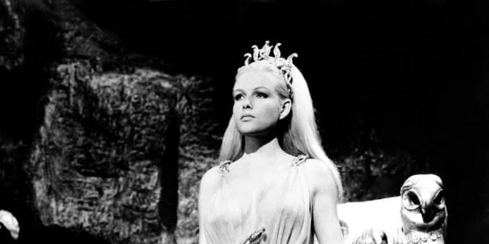 Olga Schoberová, ve filmu Její pomsta,  který v roce 1968 natočila z zahraničí. 