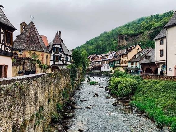 Alsace Wine Route - town of Kaysersberg