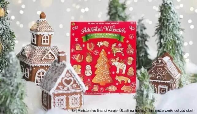Adventní kalendář od Sazky: Vyhrajte až 1 milion Kč