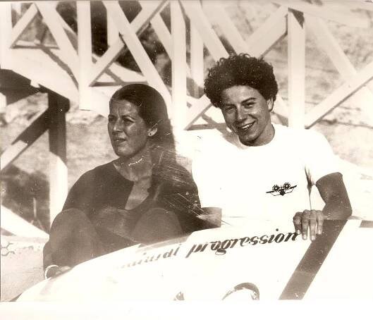 Art Vince with his Natrural Progression Surfboard