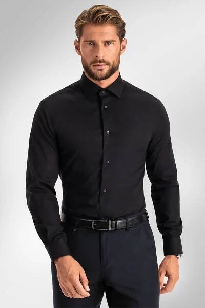 Pánská košile BANDI, model SLIM PATRONI Nero