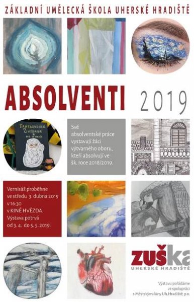 Výstava absolventů | výtvarného oboru 2019 - ZUŠ