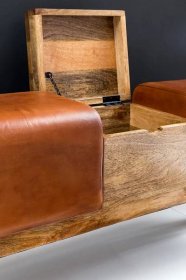 Sedací lavice s úložným prostorem, 120 cm | DESIGN OUTLET