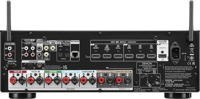 Denon AVR-X1700H + Polk Monitor XT60 (pár) + Polk Monitor XT15 + Polk Monitor XT30