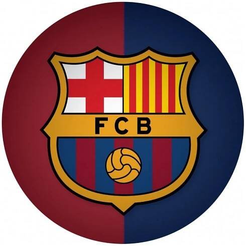 Jedlý papír FC BARCELONA - TMAVÝ tisk na jedlý papír a fondán
