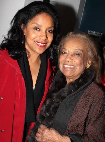 Phylicia Rashad and mother Vivian Ayers attend the Off-Broadway opening night of Ruined at the New York City Center on February 10, 2009.