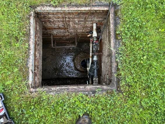 Čištění vrtané studny Těptín u Jílového - ČISTÍMEVRTY.cz