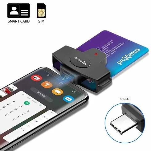 Rocketek Type-C CAC Smart Card Reader