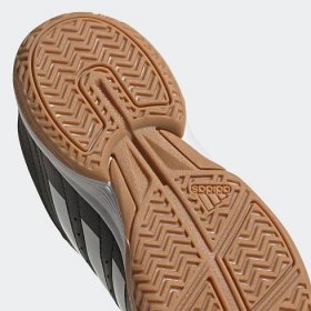 Detská obuv na hádzanú Adidas Ligra čierno-biela