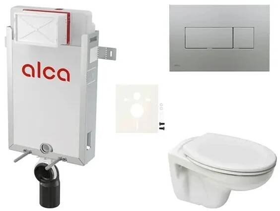 Cenově zvýhodněný závěsný WC set Alca k zazdění + WC S-Line S-line Pro SIKOAP6