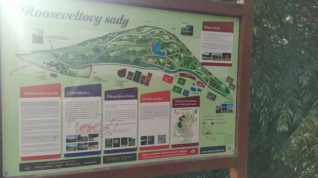 Rooseveltovy sady v Kadani - Park