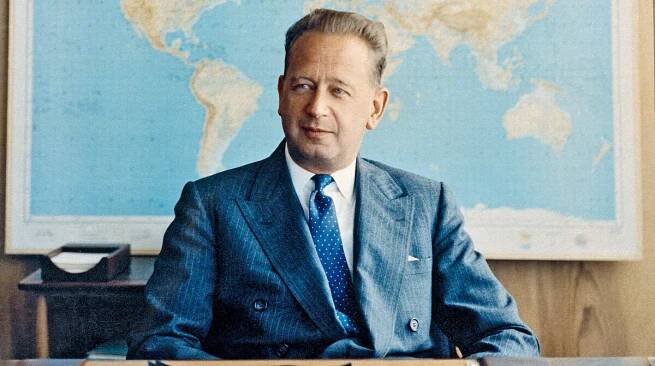 1961 - Dag Hammarskjöld, Second Secretary-General of the United Nations