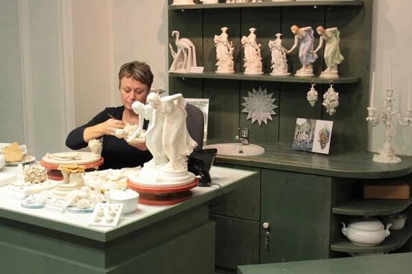 Míšeň: Porcelánová manufaktura - Honza v Sasku