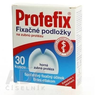 Protefix Fixačné podložky na hornú zubnú protézu fixačná podložka 1×30 ks