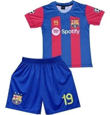 Premium Dětský fotbalový dres Komplet FC Barcelona - Lamine Yamal 19
