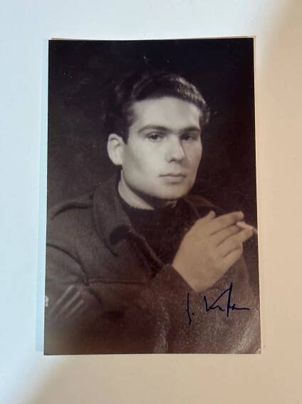 Jiří Pavel Kafka, RAF, foto, podpis, autogram