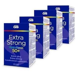 GS Extra Strong Multivitamin 50+, 4 × 100 tablet
