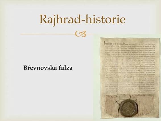 PPT - Rajhrad-historie PowerPoint Presentation, free download - ID:4393651