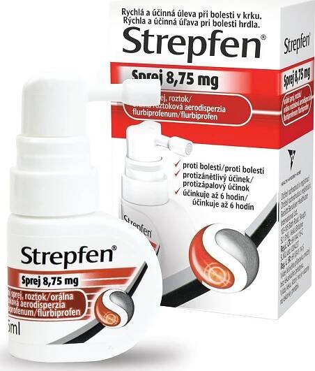 Strepfen Sprej 8,75 mg 15 ml od 168 Kč