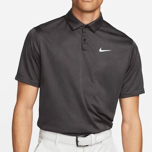 Golf Dri-Fit TOUR JACQUARD černá/antracit