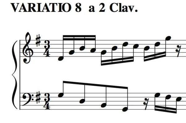 Variatio 8 a 2 Clav.