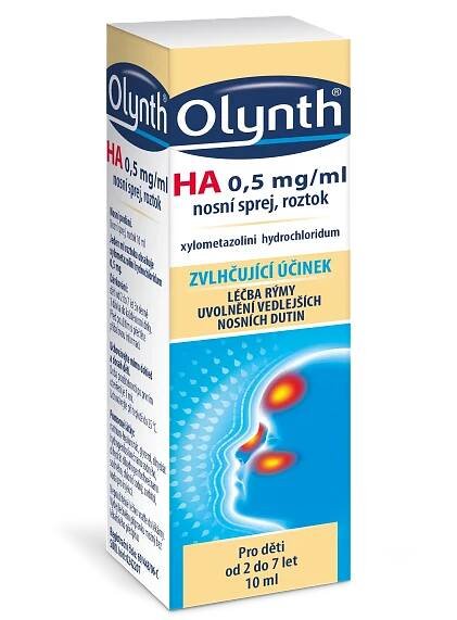 Olynth HA 0,5 mg/ml, nosní sprej, roztok 10 ml | Alphega.cz