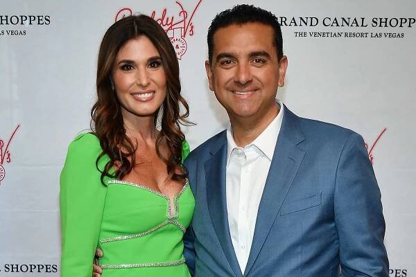 Lisa Valastro and Buddy Valastro arrive at Buddy V's Ristorante at the Venetian Las Vegas on August 03, 2023 