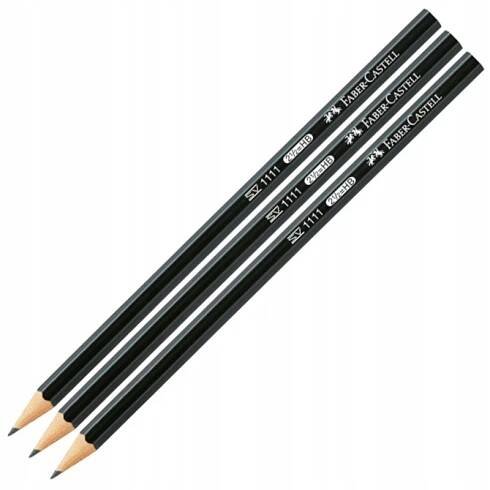 Grafitová tužka Hb černá Faber-Castell 3 ks