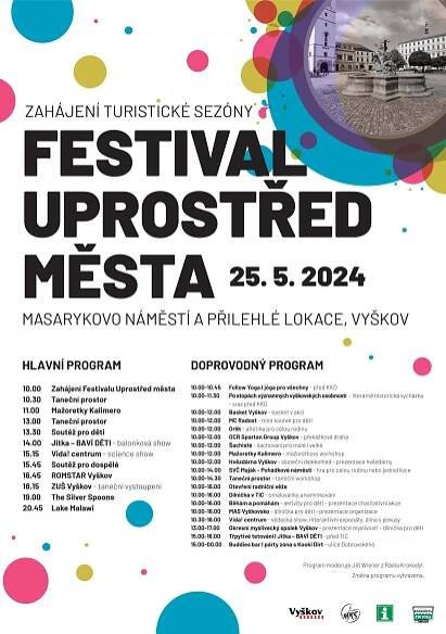 Festival Uprostřed města 2024 | Jižní Morava