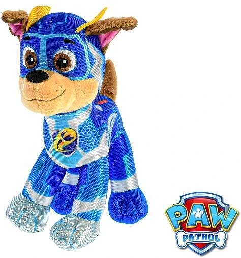 Tlapková patrola Super Mighty Pups plyšový Chase 27cm