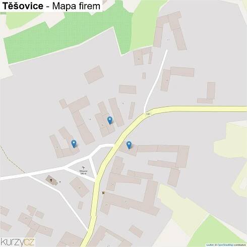 Těšovice - mapy | Kurzy.cz