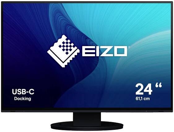 EIZO EV2485-BK LED monitor 61.2 cm (24.1 palec) 1920 x 1200 Pixel 16:10 5 ms IPS LCD