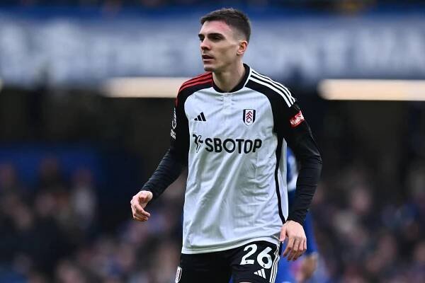 2024 JANUARY 13: Joao Palhinha of Fulham FC during the Premier League match between Chelsea FC and Fulham FC at Stamford