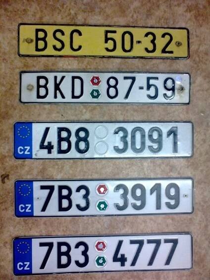 Sháním (koupím) SPZ/RZ-ky do své sbírky - Lampárna - ŠKODA Forum - SKODAHOME.cz