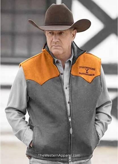 Yellowstone John Dutton Custom Ranch Vest – Classic Western Style (4)