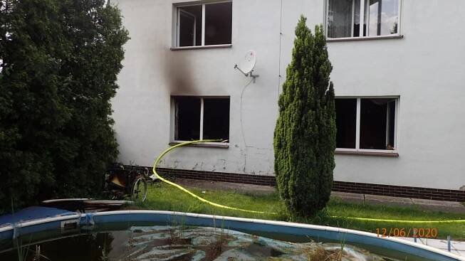 Požár v Karviné-Mizerově. Oheň v rodinném domě zabíjel