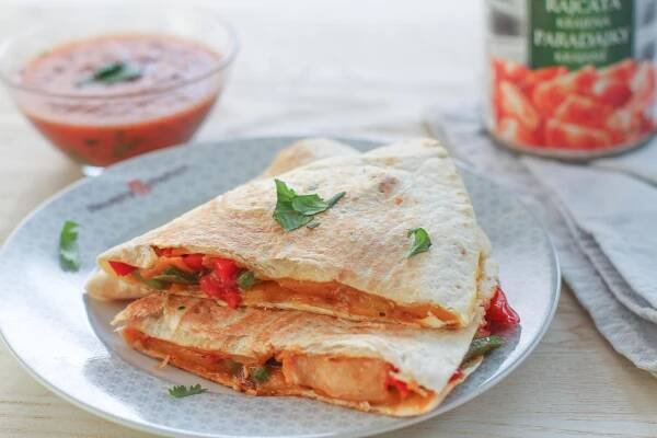 Kuřecí fajita quesadilla