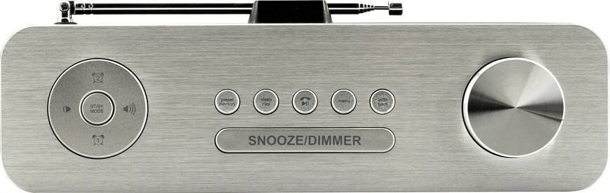 Soundmaster DAB700WE stříbrný