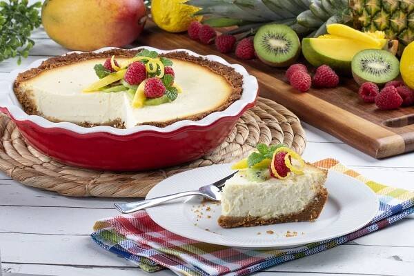 The Ultimate Lemon Ricotta Cheesecake for June Dairy Month!
